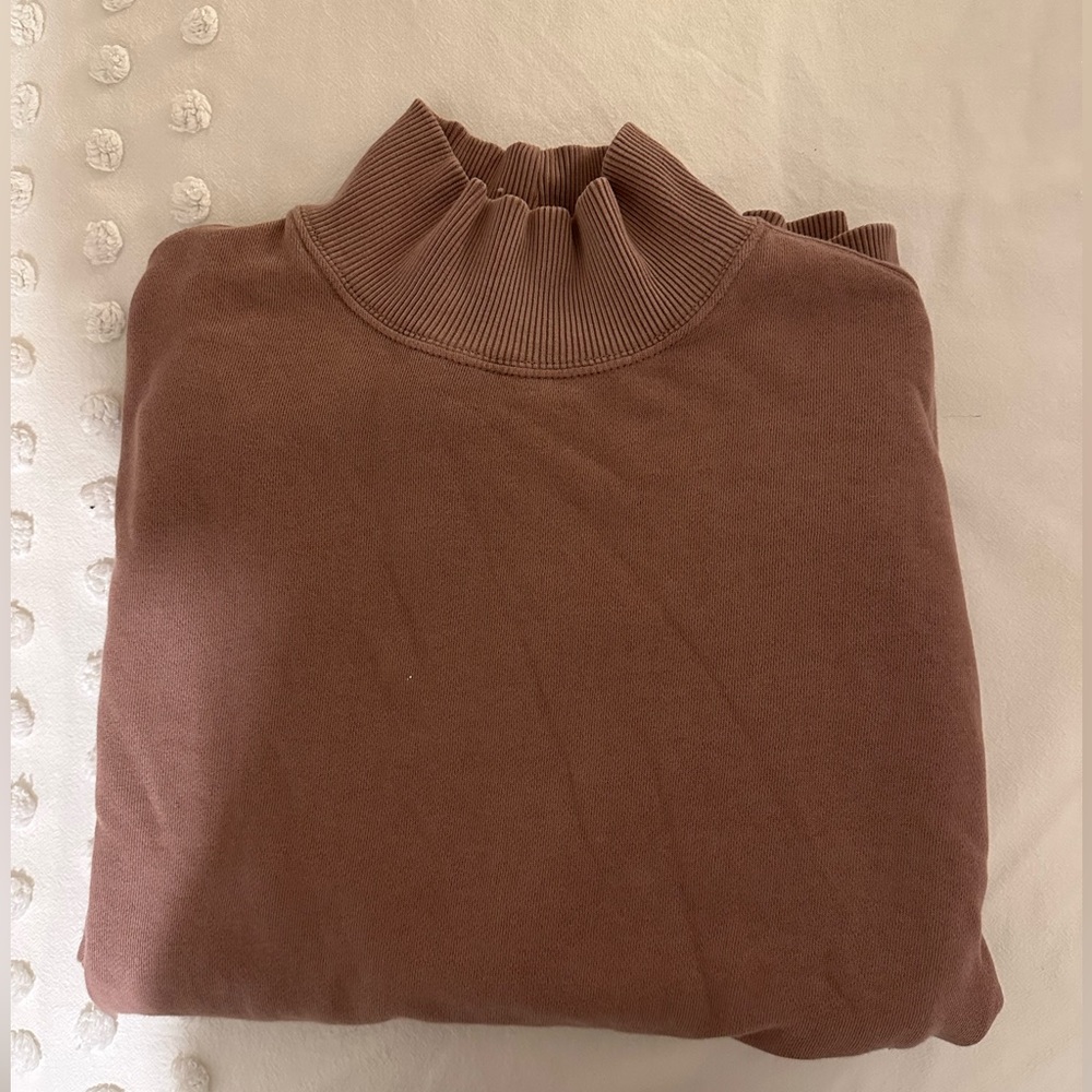 Aerie Super Soft Turtle Neck Crew